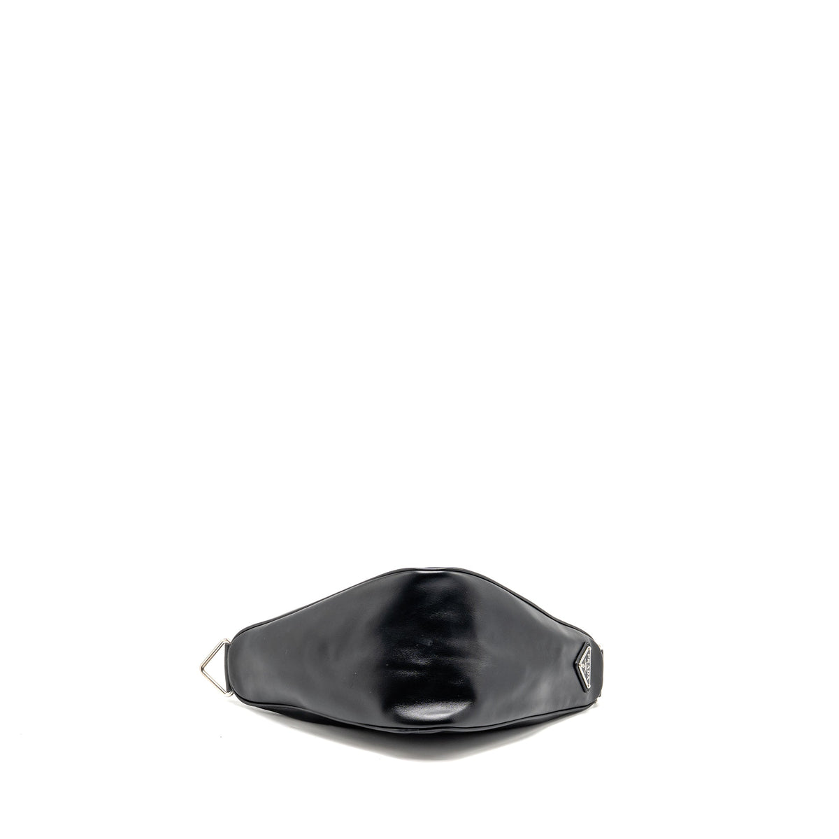 prada-triangle-shoulder-bag-leather-black-shw-no-price