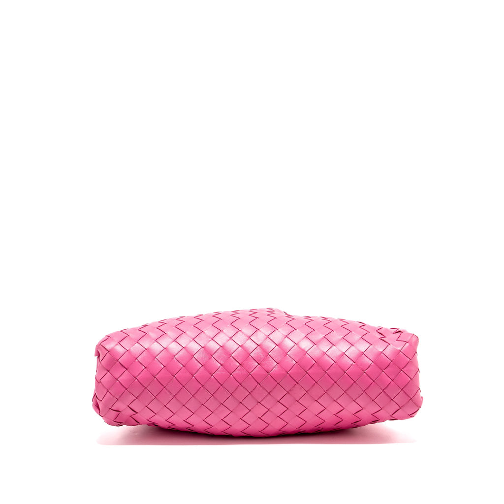 bottega-veneta-intrecciato-pouch-leather-pink-shw