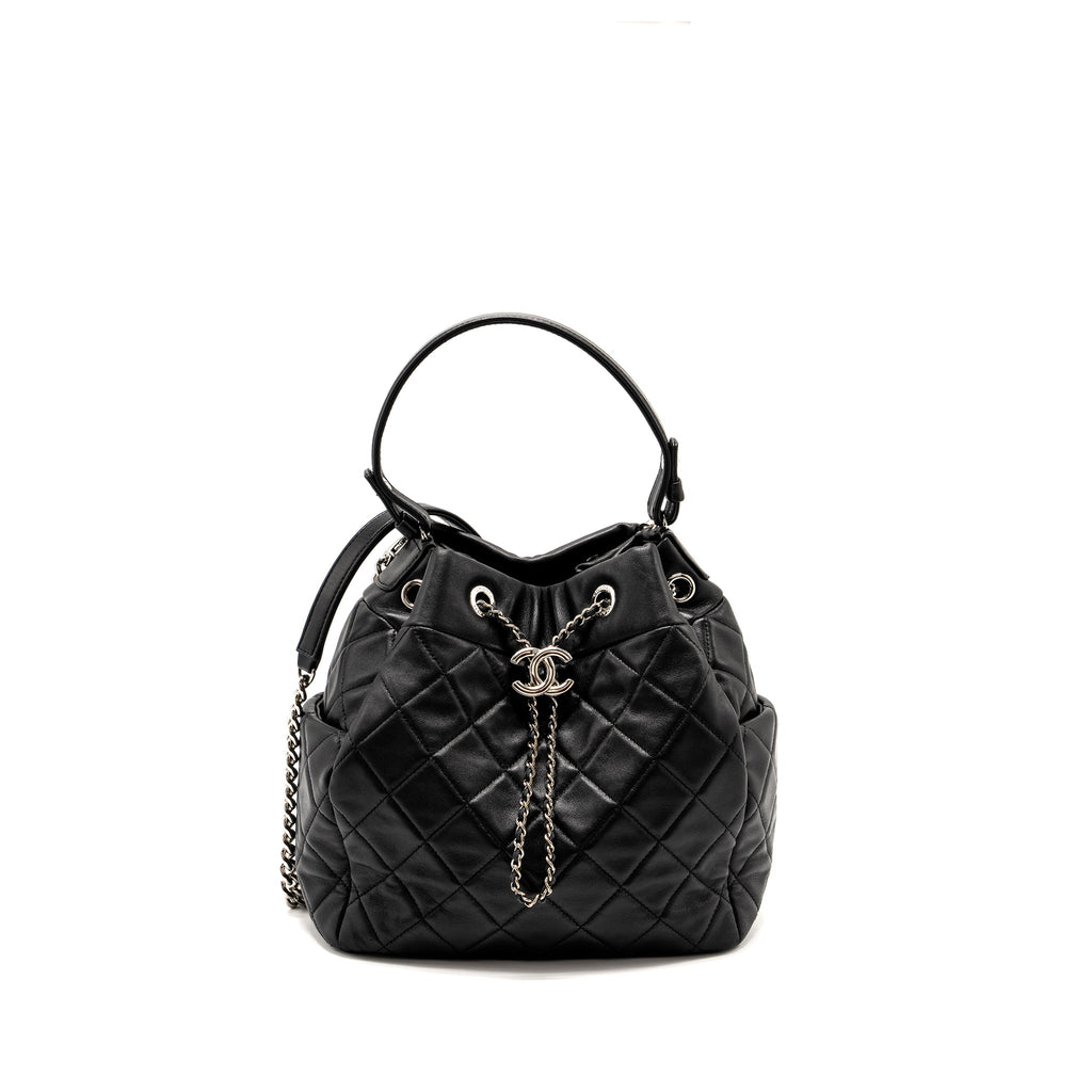 chanel-cc-chain-drawstring-bucket-bag-lambskin-black-shw