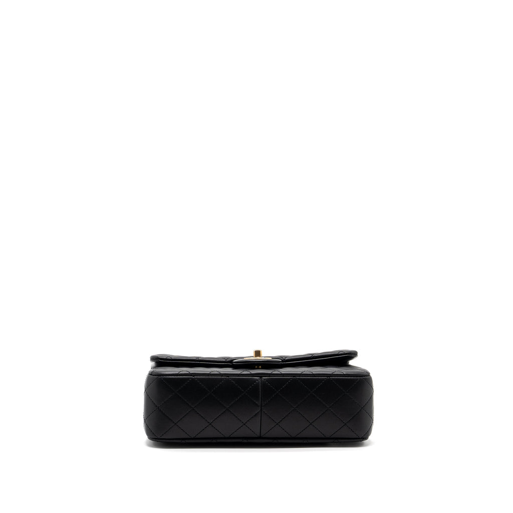 chanel-23s-camellia-chain-flap-bag-lambskin-black-ghw-microchip