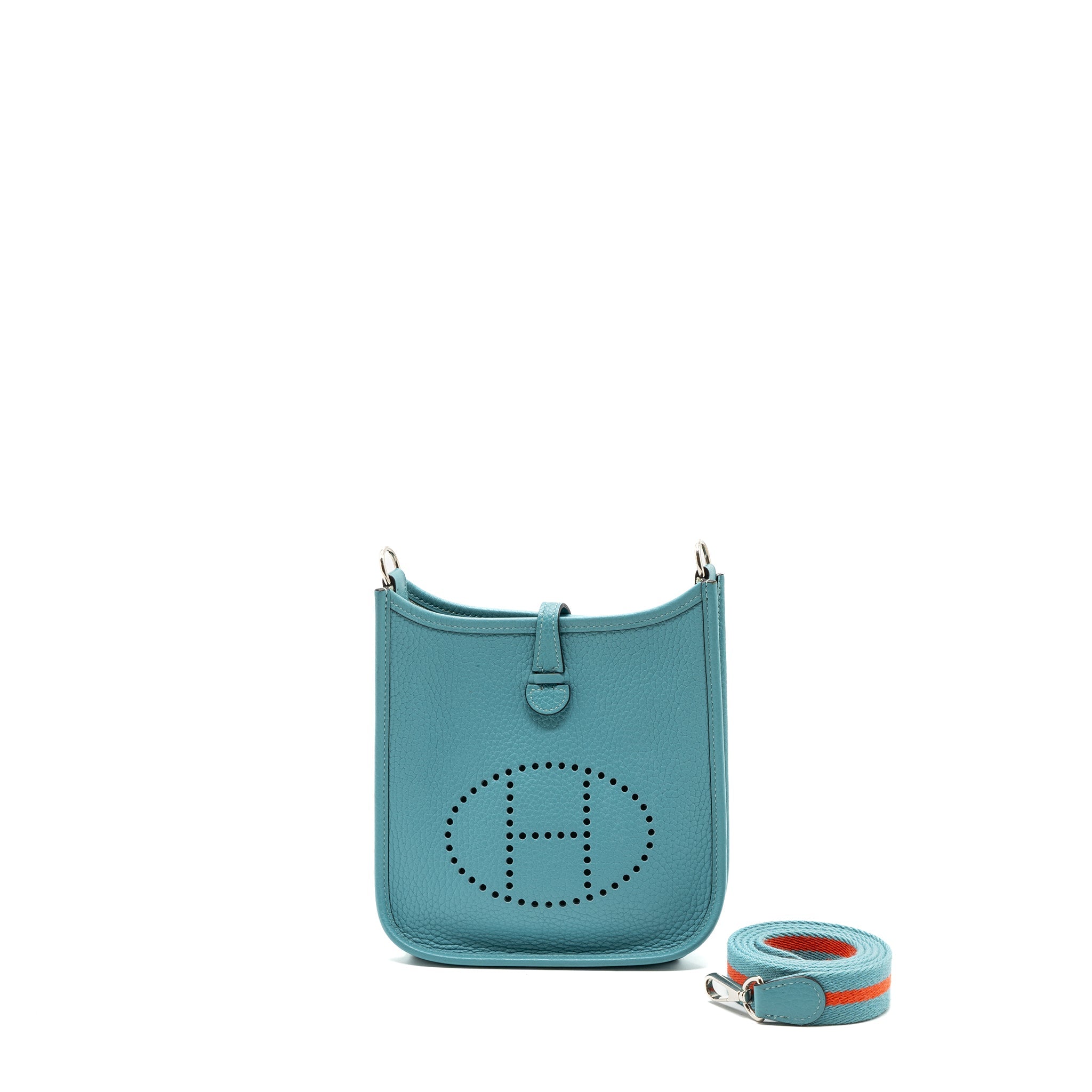 hermes-mini-evelyne-clemence-blue-saint-cyr-with-multicolor-strap-shw-stamp-t
