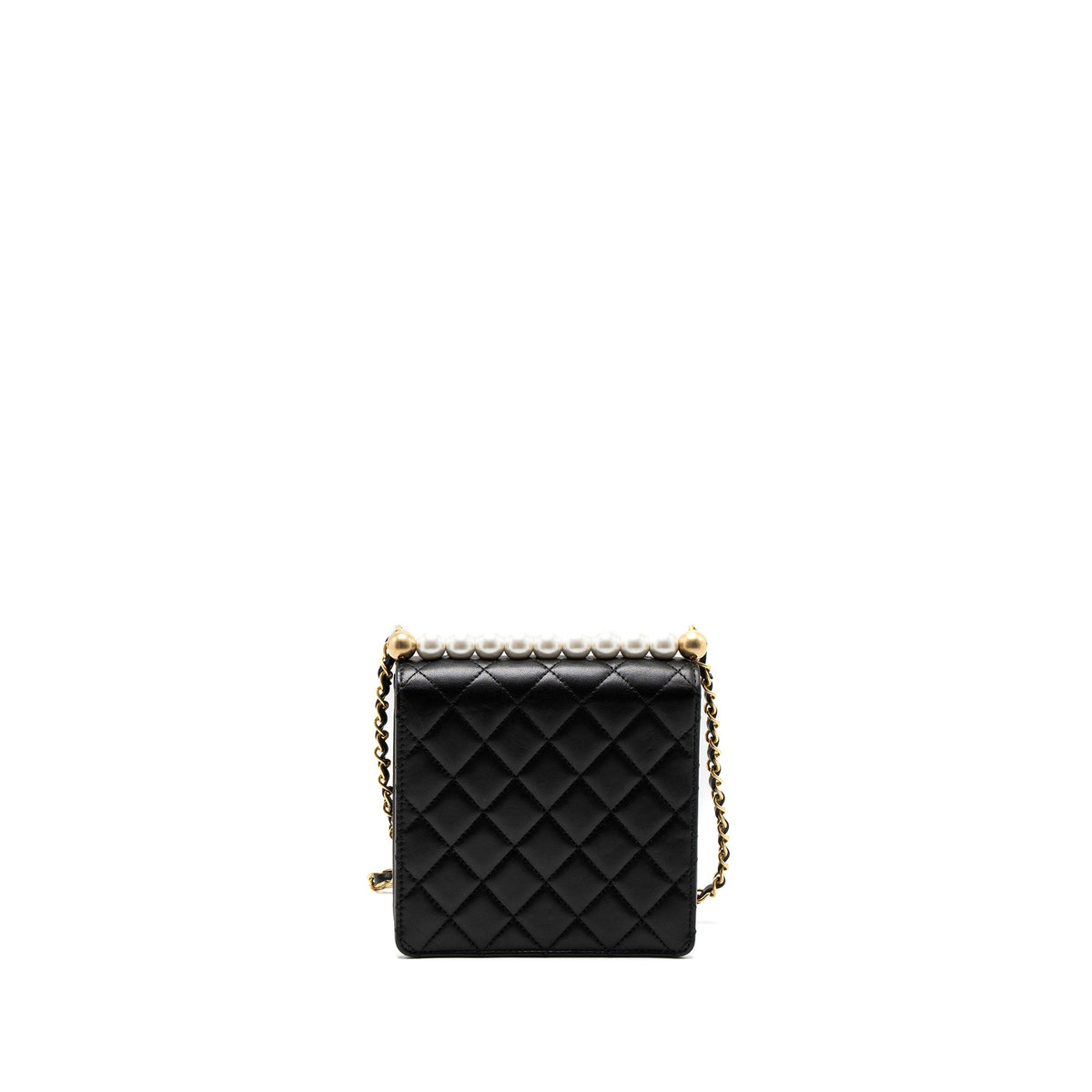 chanel-square-pearl-flap-bag-lambskin-black-brushed-ghw