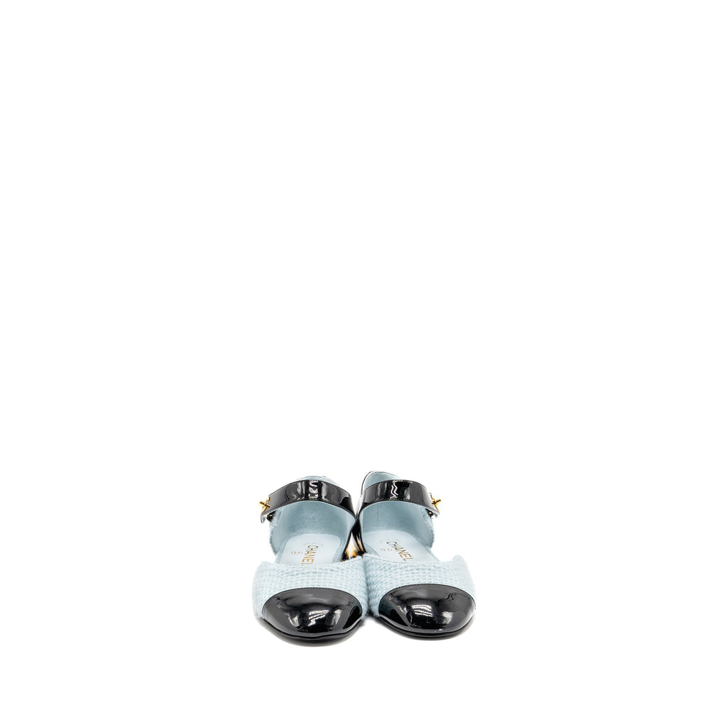 chanel-size-39-21k-ballerinas-flat-shoes-tweed-patent-calfskin-light-blue-black-ghw-copy
