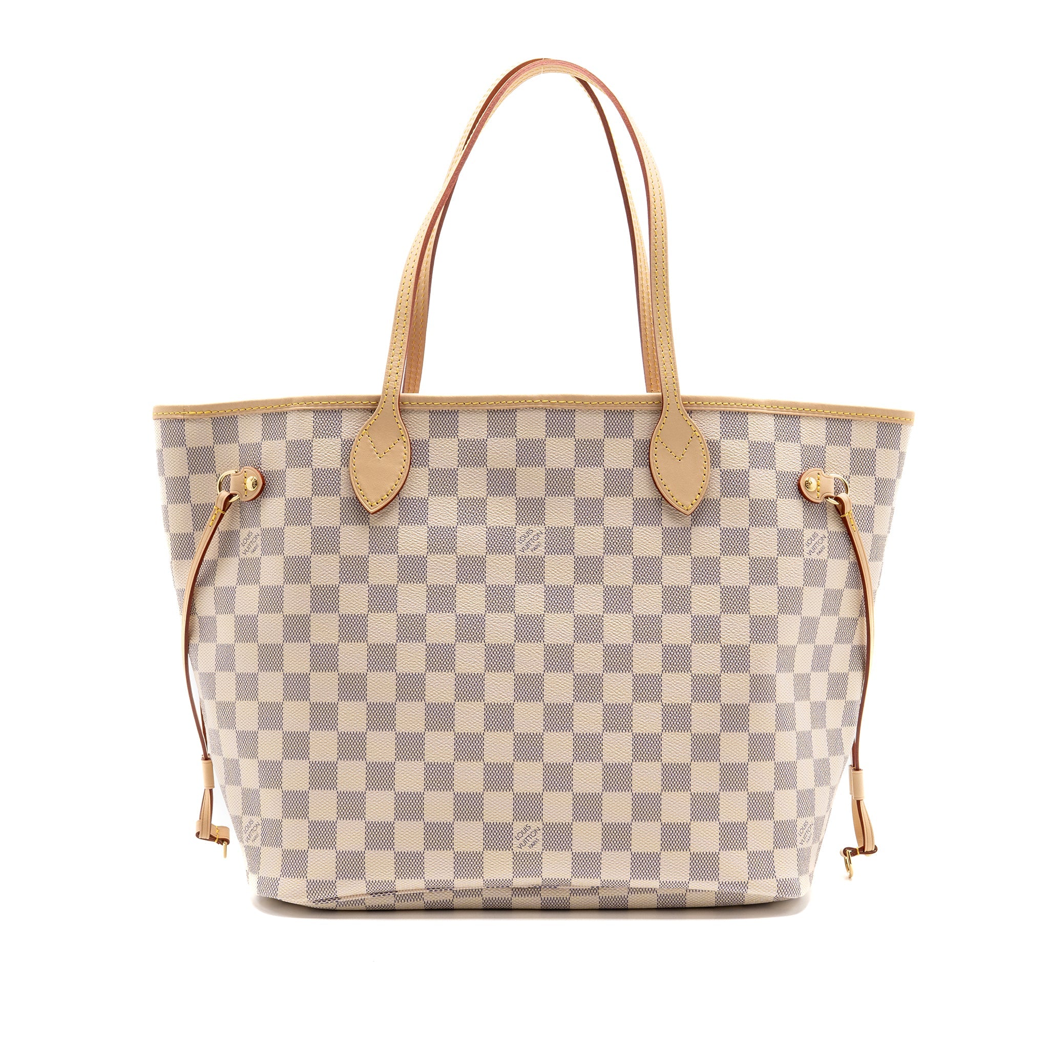 louis-vuitton-neverfull-mm-damier-azur-canvas-rose-ballerine-ghw-1