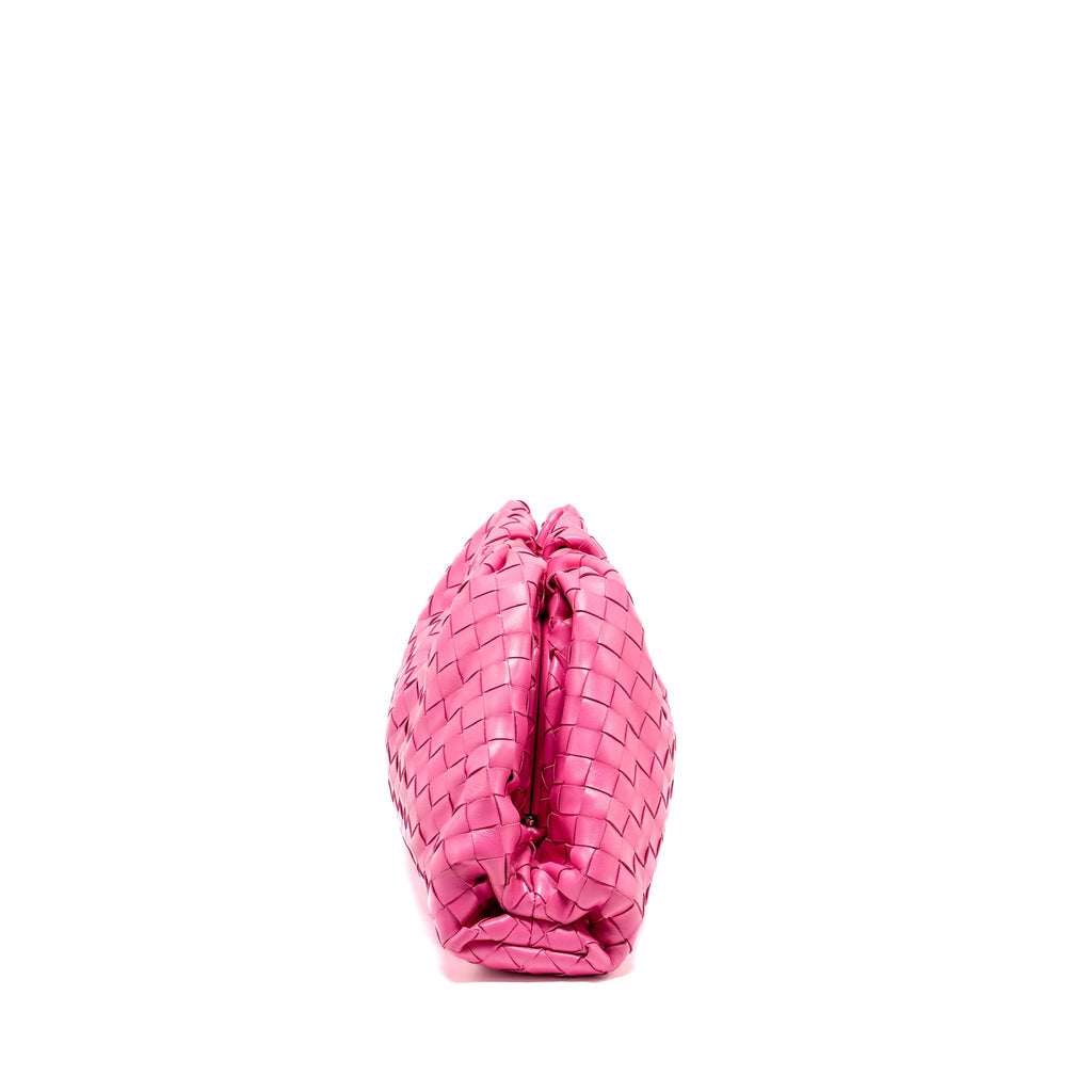 bottega-veneta-intrecciato-pouch-leather-pink-shw