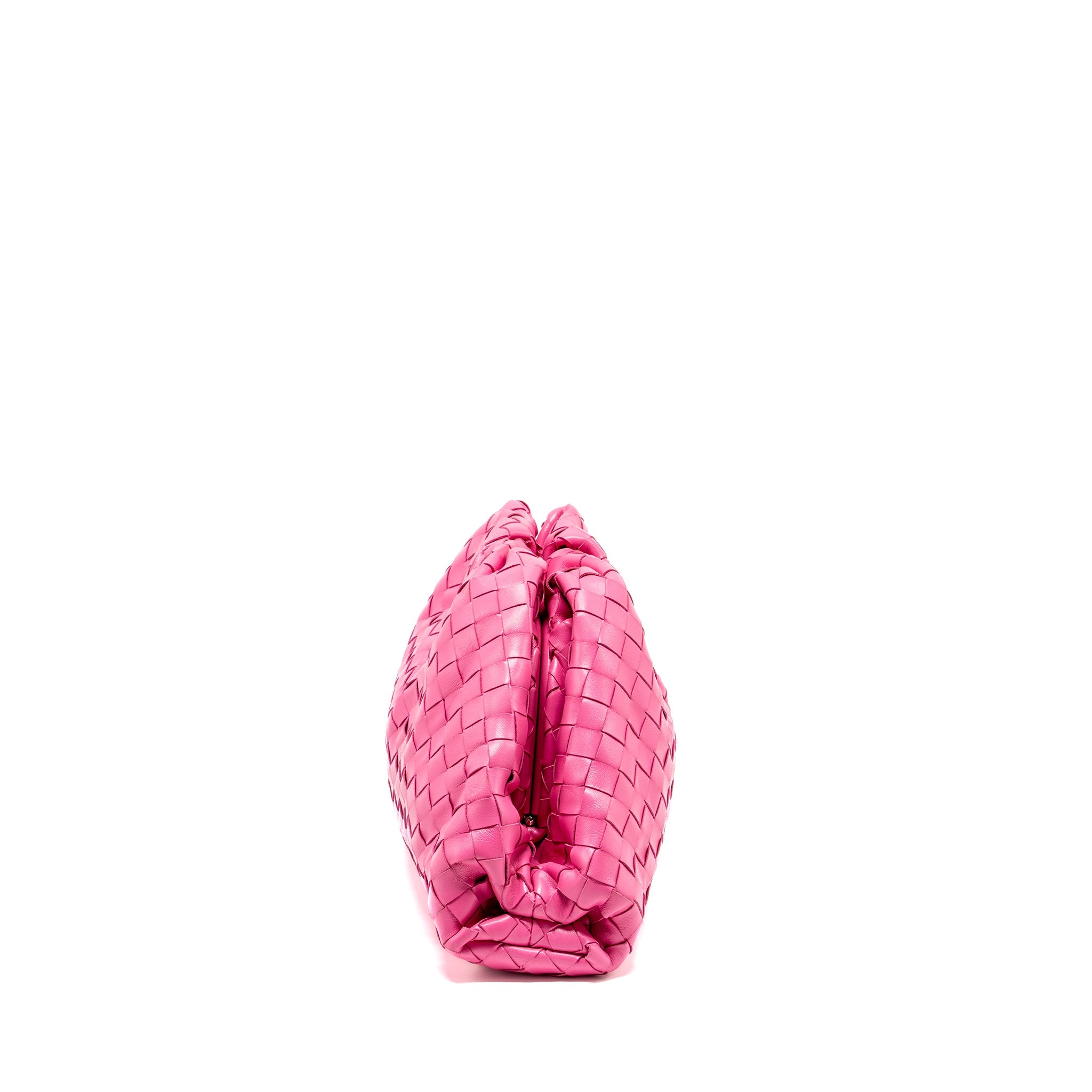bottega-veneta-intrecciato-pouch-leather-pink-shw
