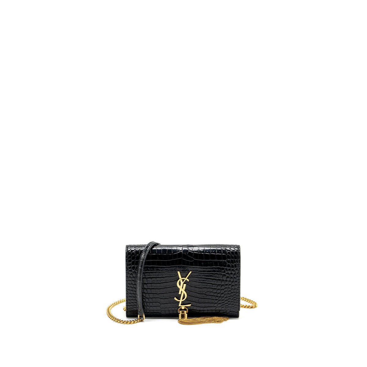 saint-laurent-ysl-kate-tassel-croc-embossed-calfskin-black-ghw