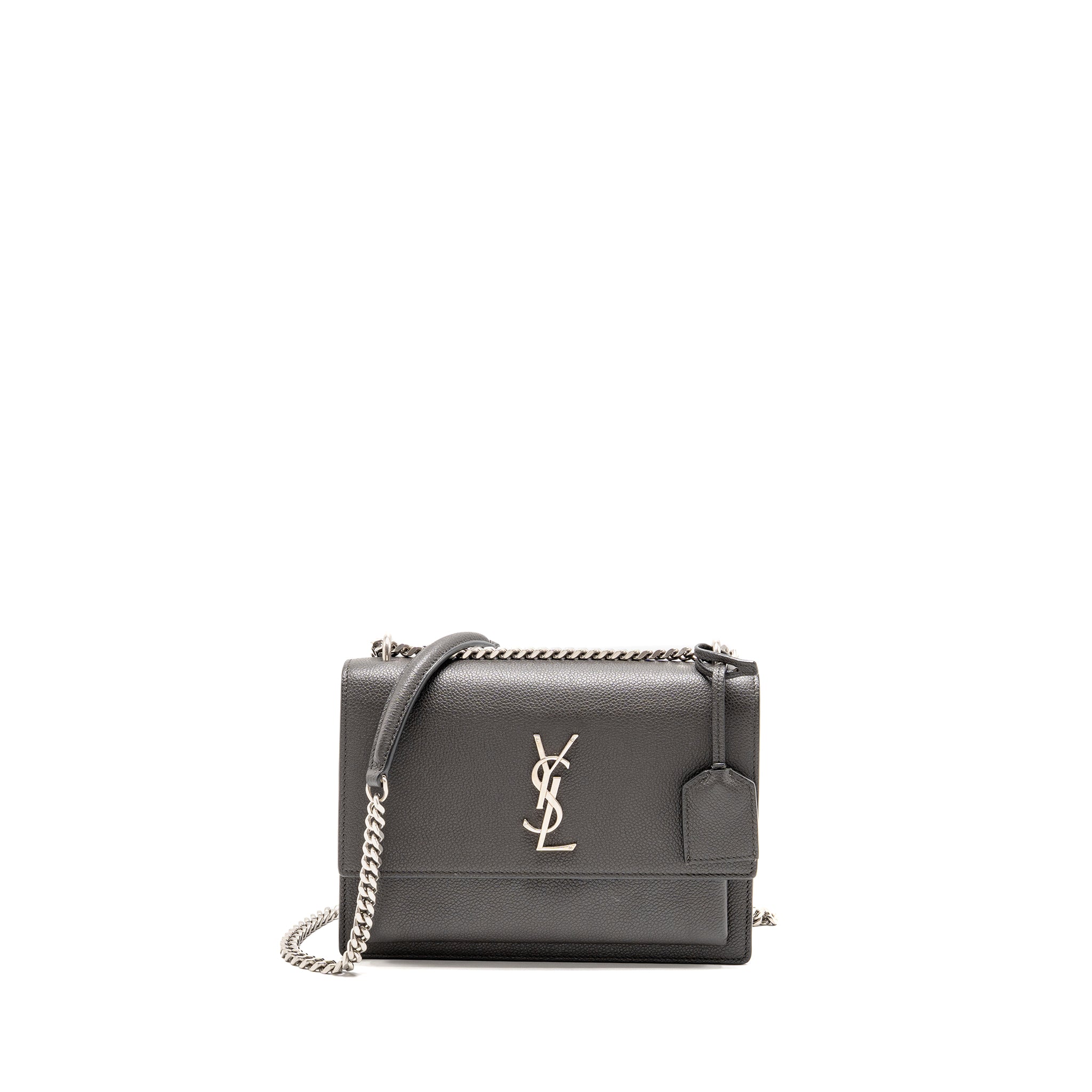 saint-laurent-ysl-medium-sunset-bag-calfskin-grey-shw