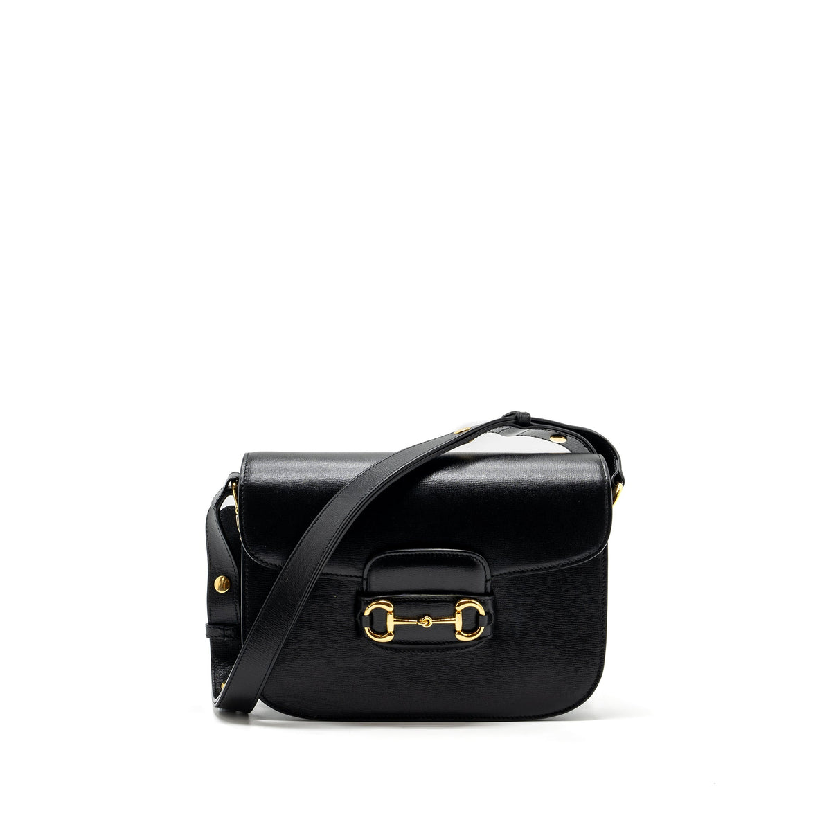 gucci-horsebit-1955-shoulder-bag-leather-black-ghw