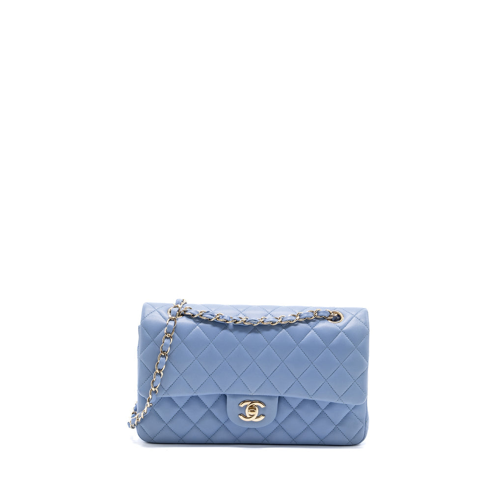 chanel-medium-classic-double-flap-bag-lambskin-light-blue-lghw