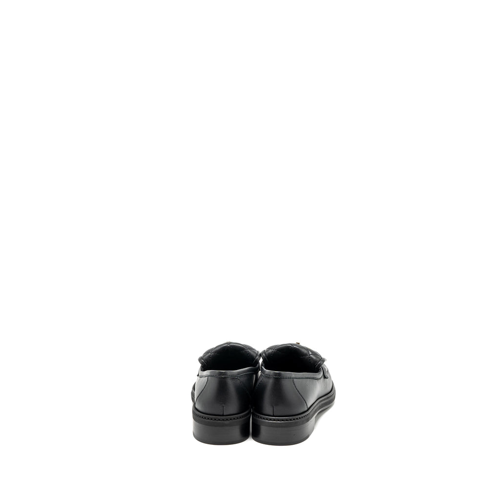 chanel-size-38-quilted-cc-logo-loafer-black-lghw