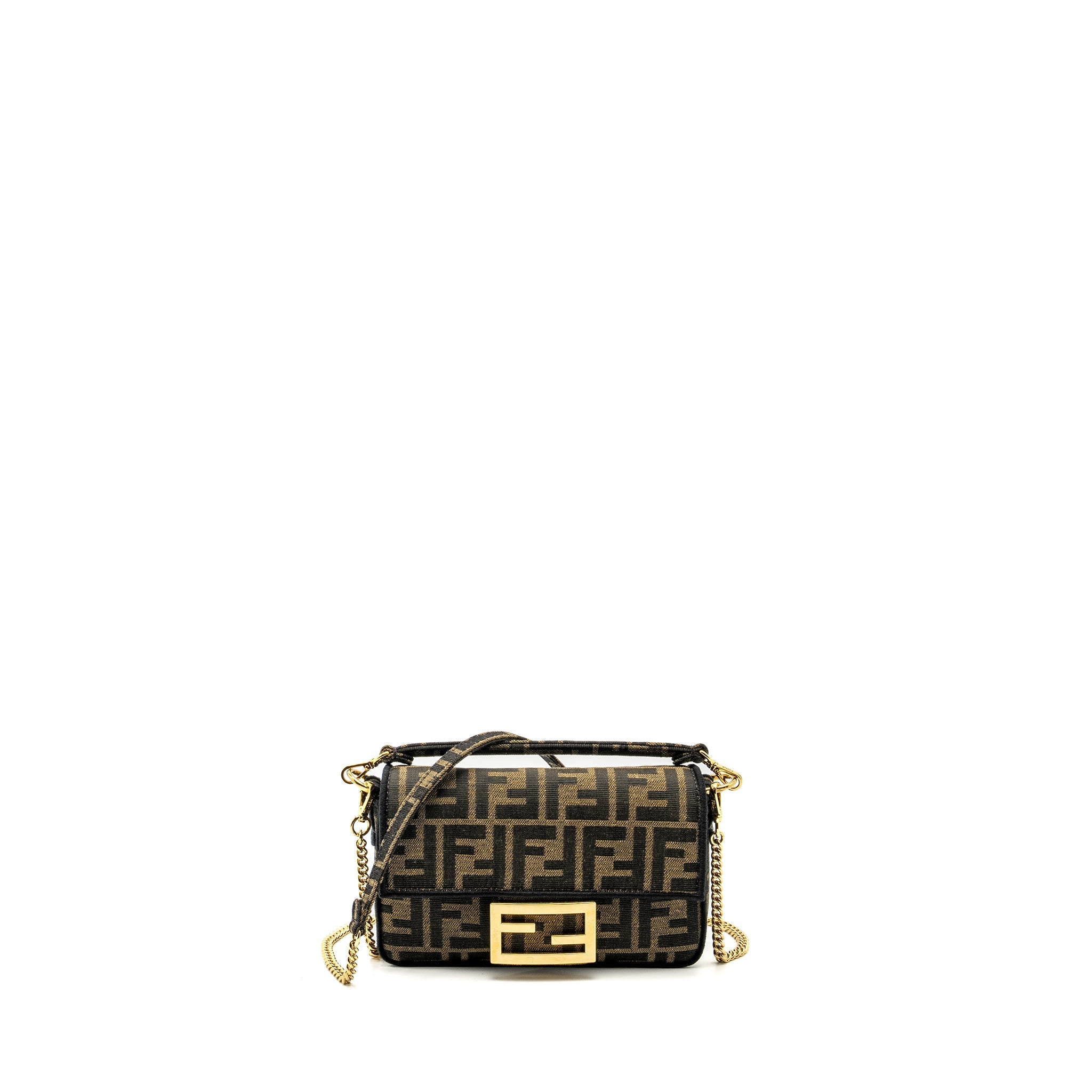 fendi-mini-baguette-bag-ff-jacquard-fabric-brown-ghw