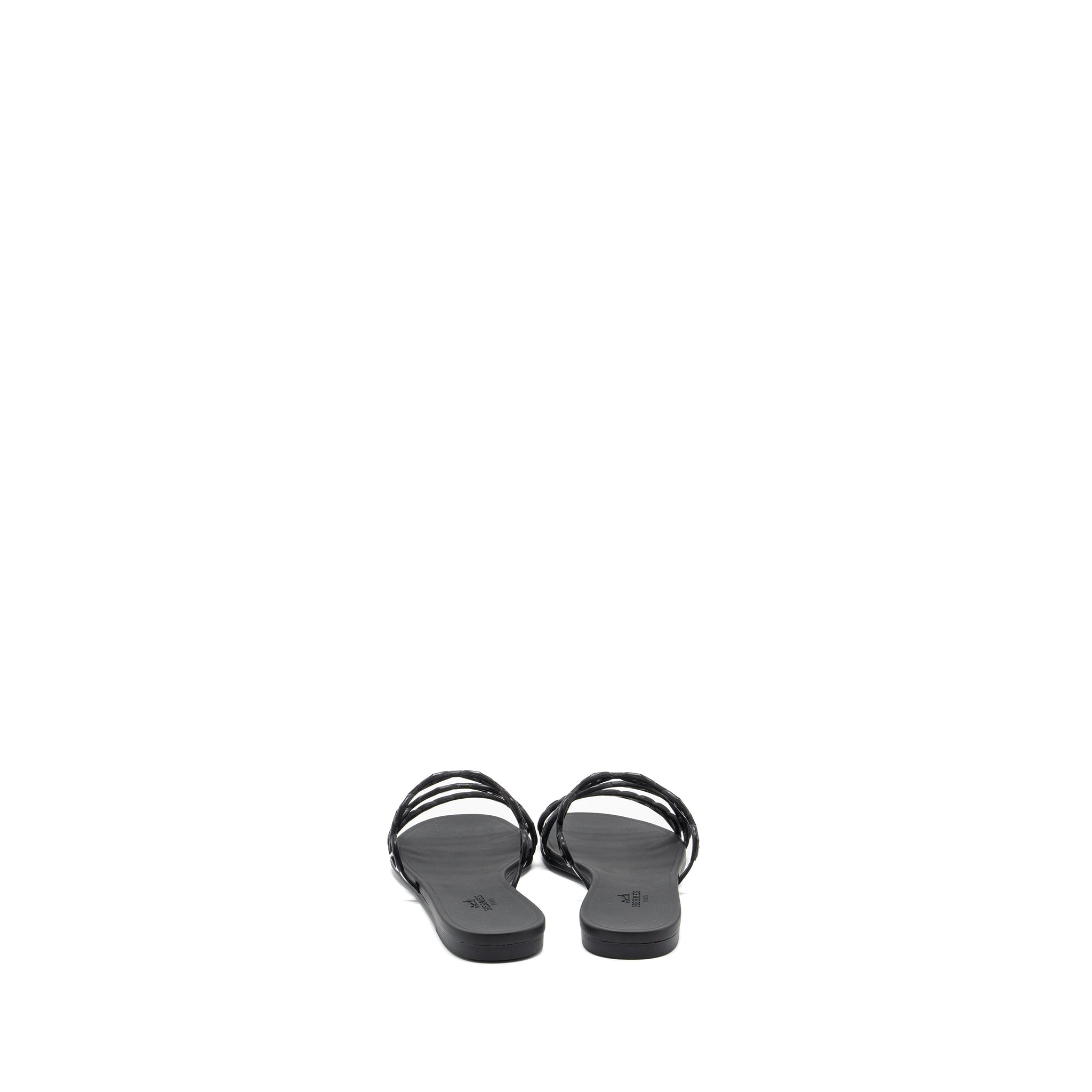hermes-size-38-chaine-d-ancre-rivage-sandals-black