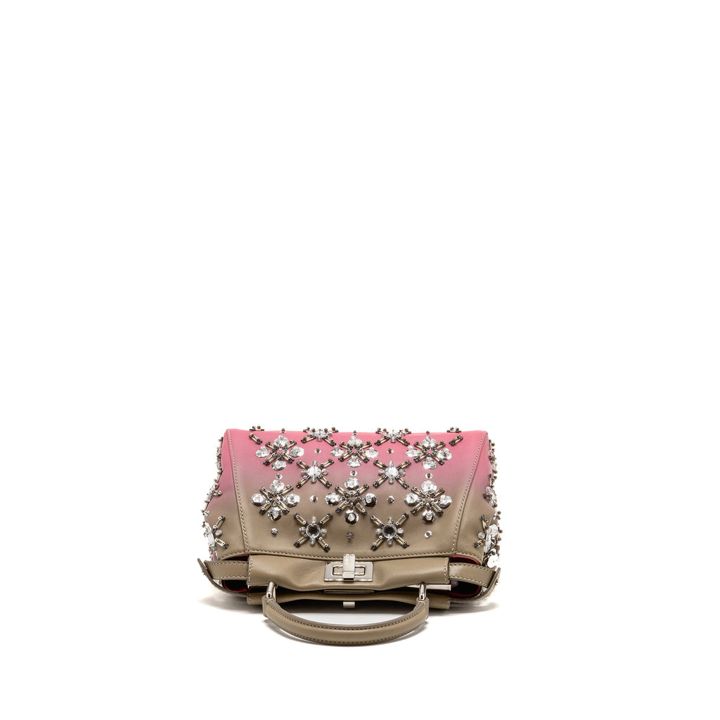 fendi-mini-peekaboo-bag-crystal-embellished-ombre-leather-taupe-pink-shw