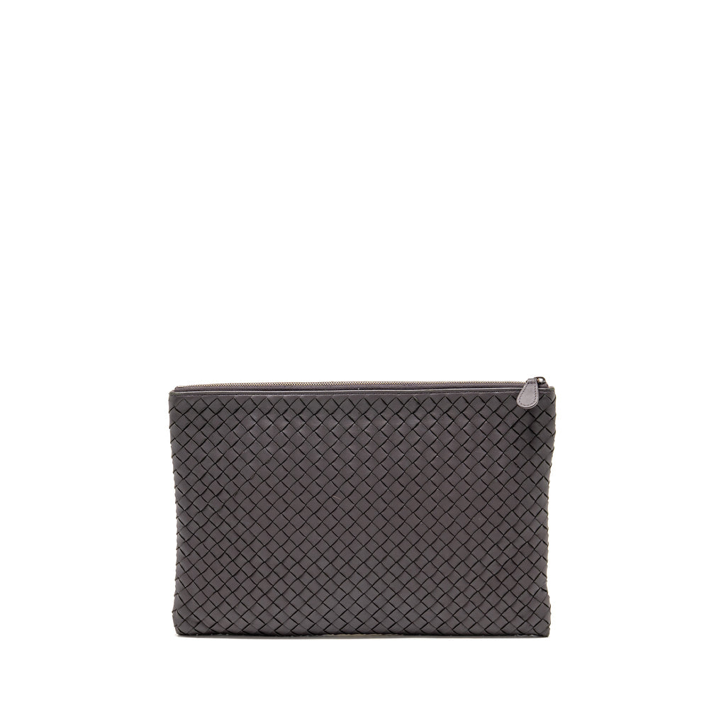 bottega-veneta-intrecciato-clutch-leather-brown-shw