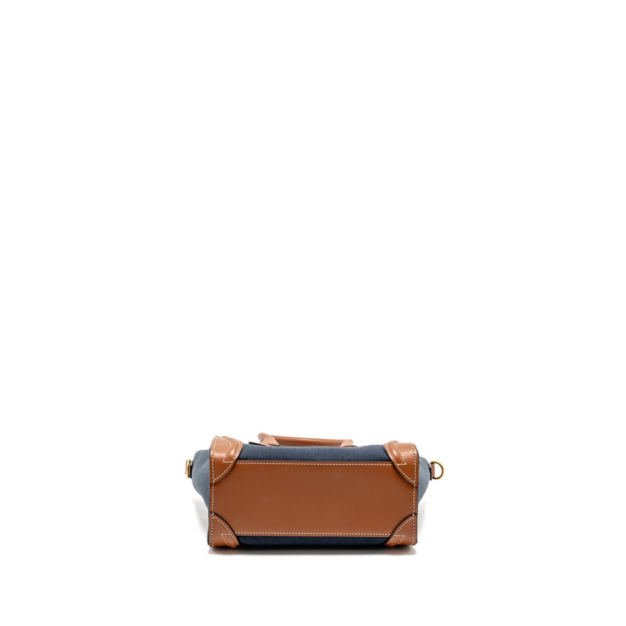 celine-nano-luggage-bag-calfskin-denim-tan-navy-ghw