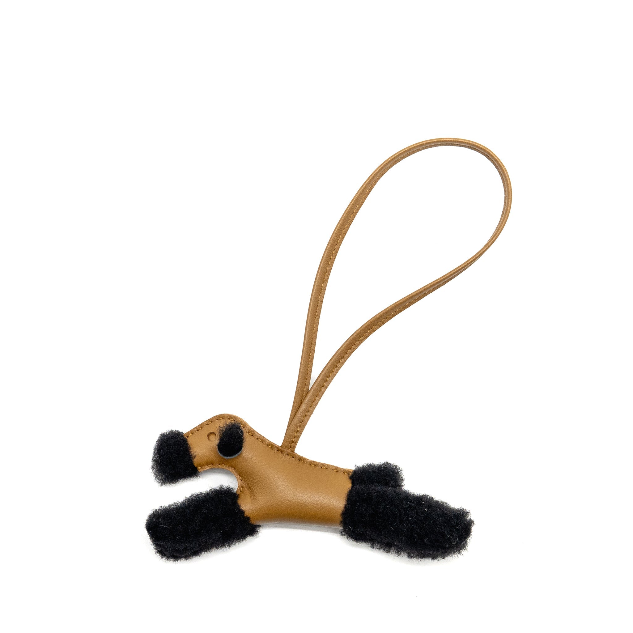 hermes-budy-shearing-bag-charm-wool-lambskin-black-kraft-stamp-k-copy