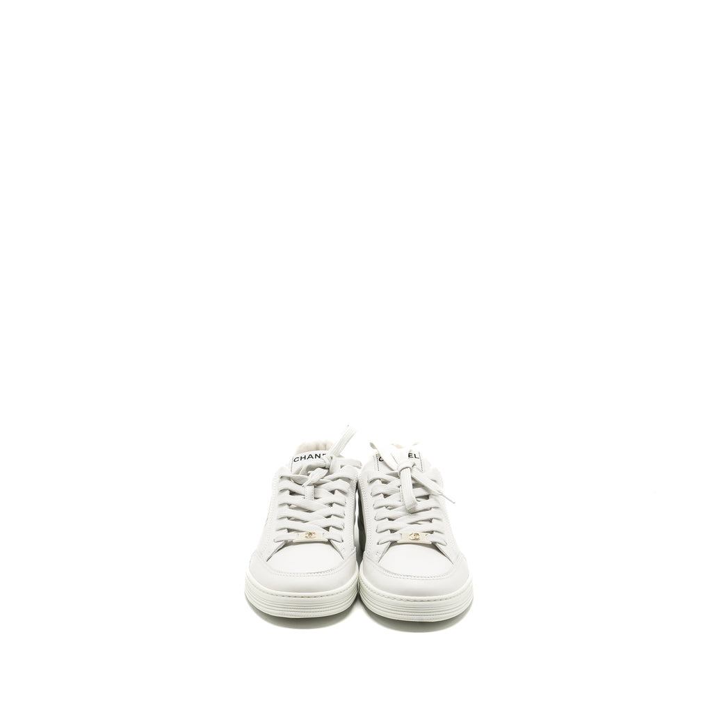 chanel-23a-size-38-sneaker-trainer-calfskin-white