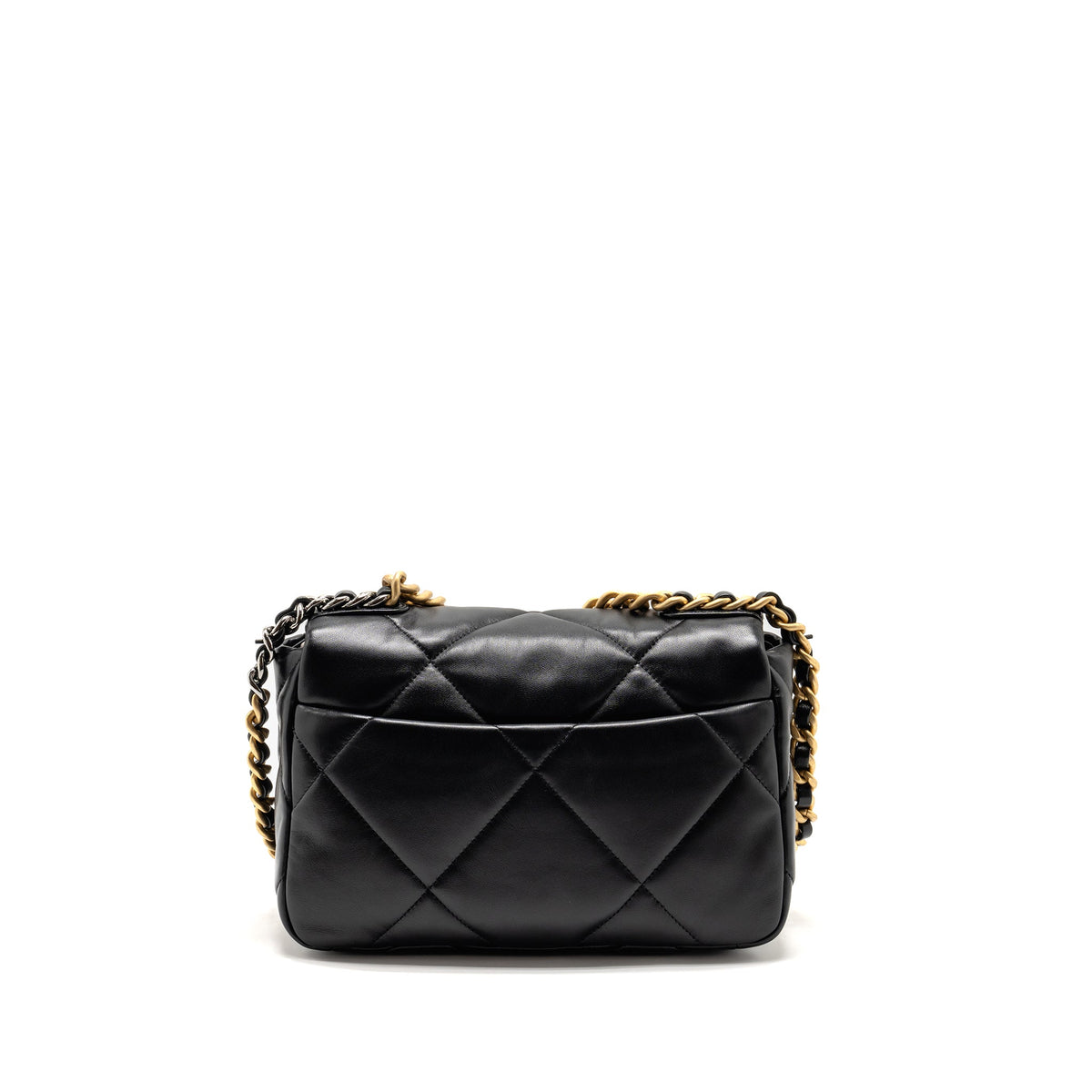 chanel-small-19-bag-lambskin-black-multicolor-hardware-microchip-copy
