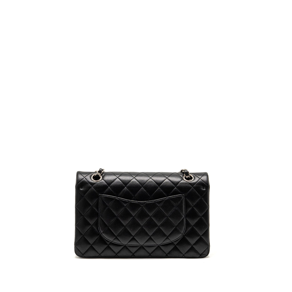 chanel-medium-classic-double-flap-bag-lambskin-black-shw-copy-2