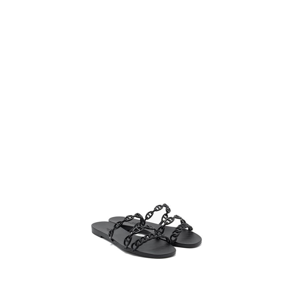 hermes-size-38-chaine-d-ancre-rivage-sandals-black