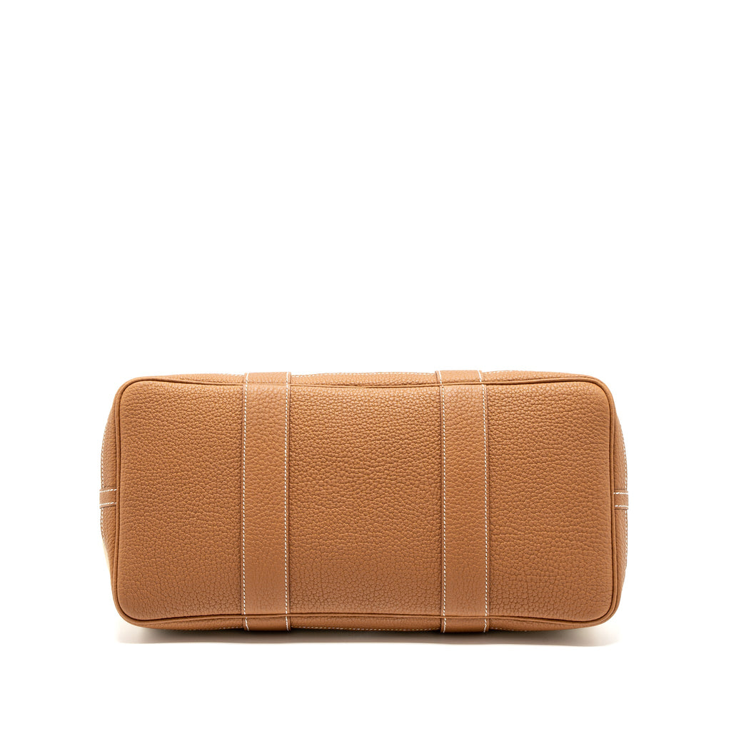 hermes-garden-party-36-canvas-leather-trench-gold-shw-stamp-u