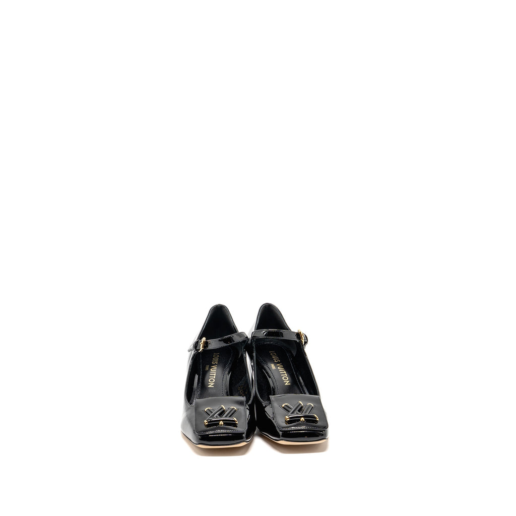 louis-vuitton-size-38-shake-pump-patent-black-ghw-copy