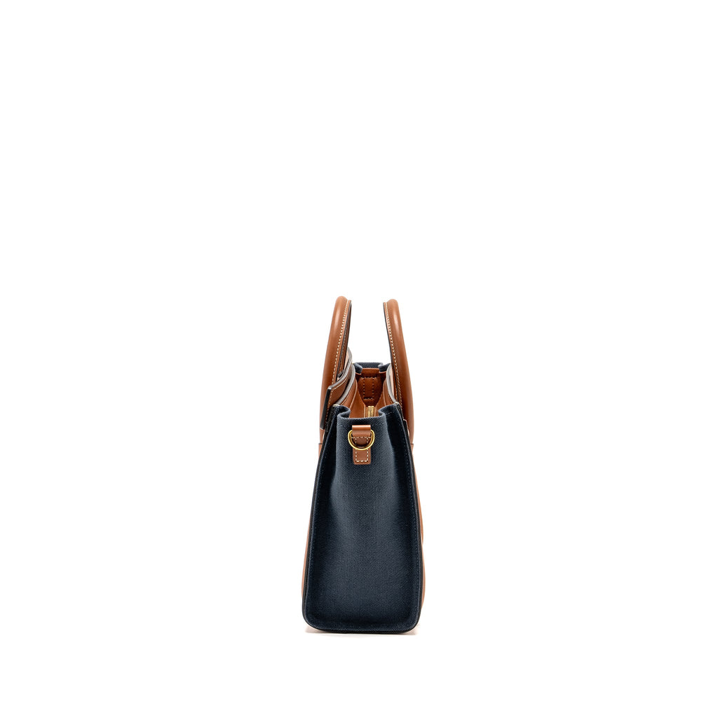 celine-nano-luggage-bag-calfskin-denim-tan-navy-ghw