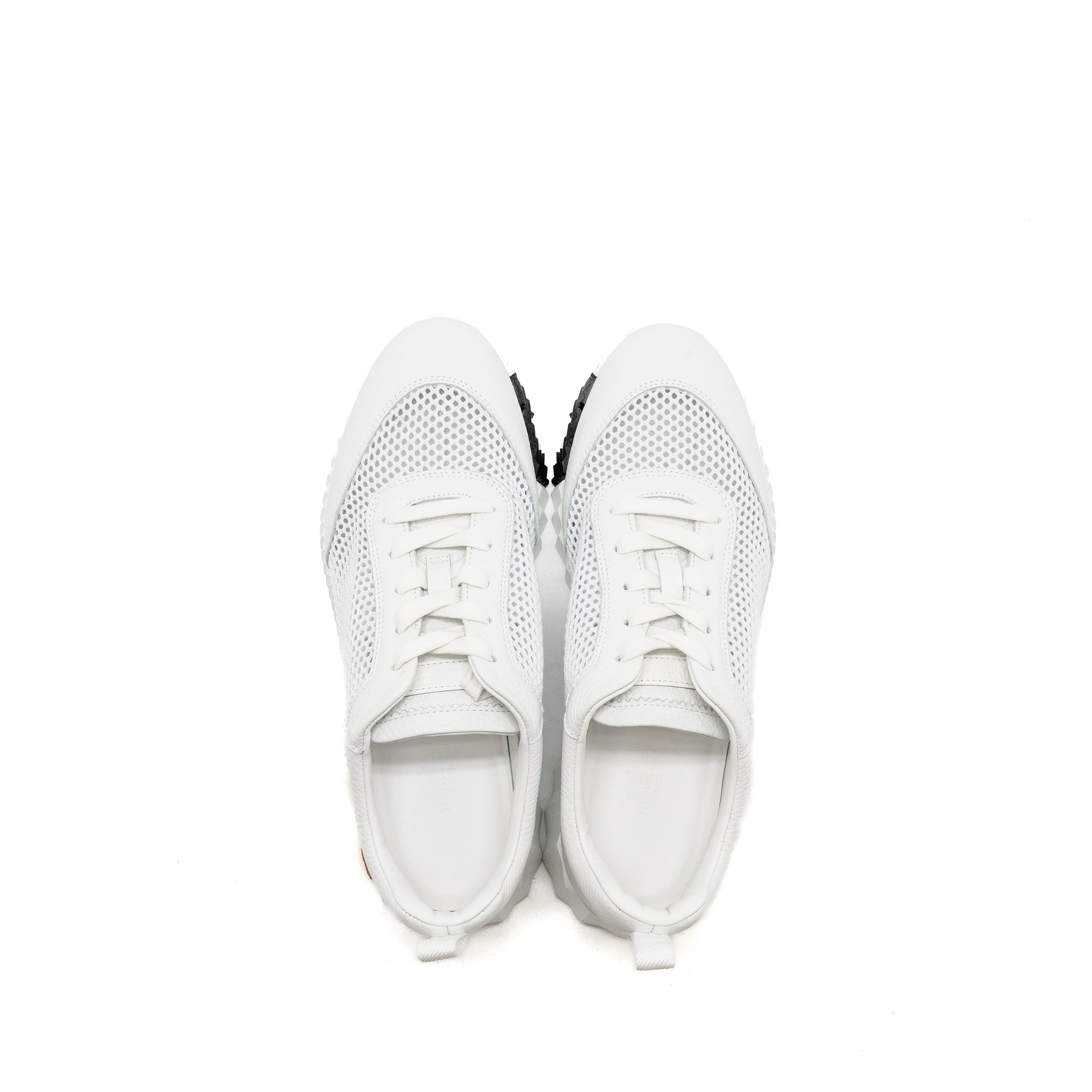 hermes-size-41-femme-bouncing-sneaker-crochet-knit-calfskin-blanc