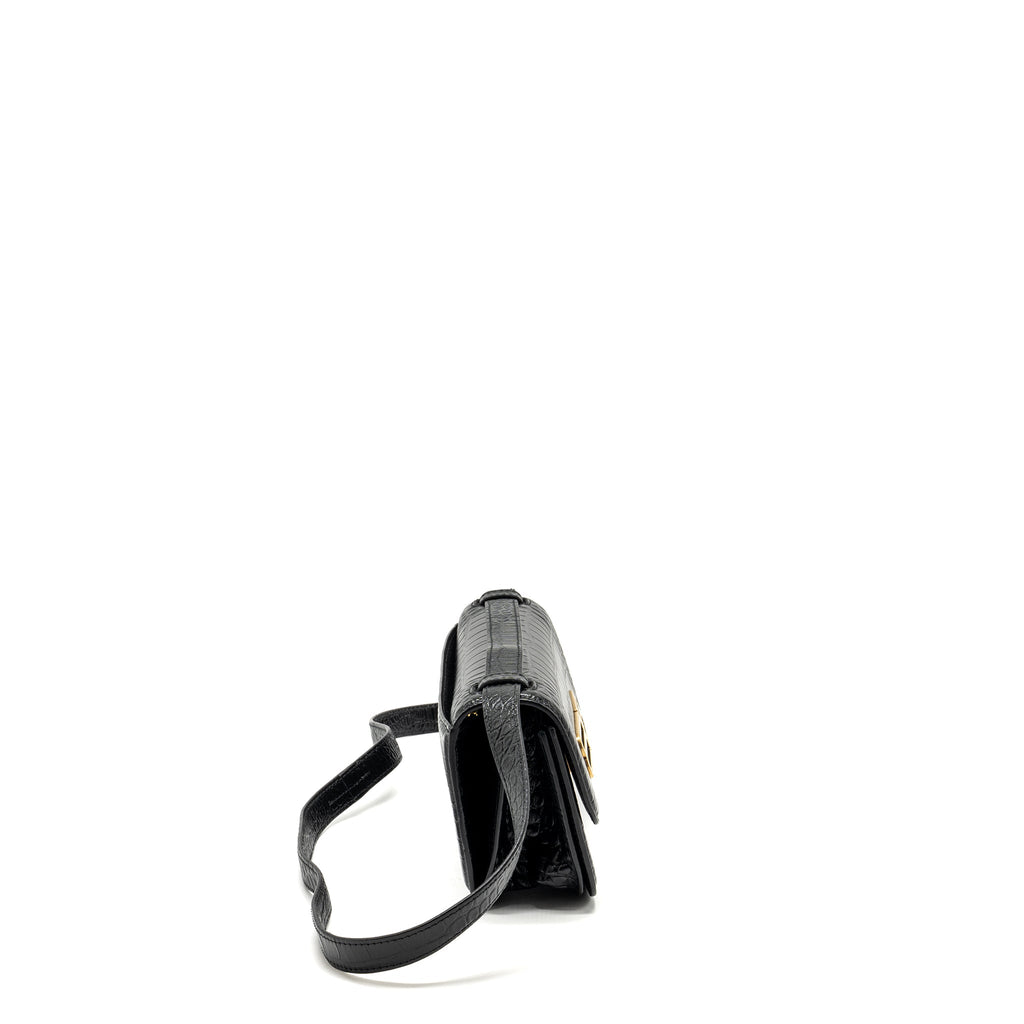 balenciaga-gossip-shoulder-bag-croc-embossed-calfskin-black-ghw