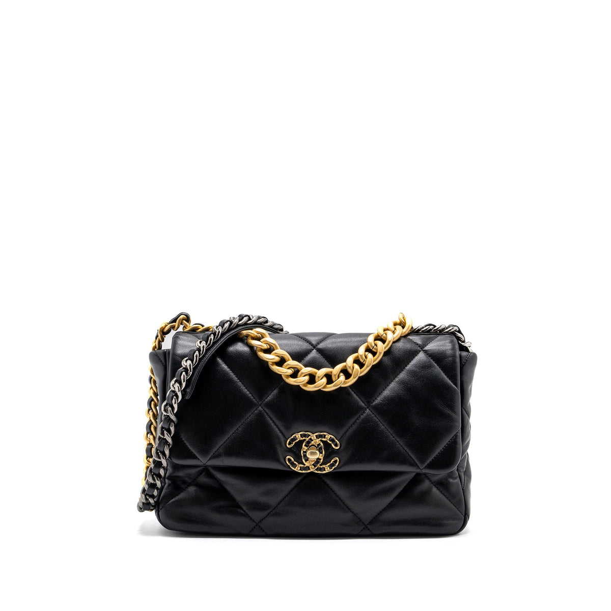 chanel-medium-19-bag-lambskin-black-multicolour-hardwaremicrochip