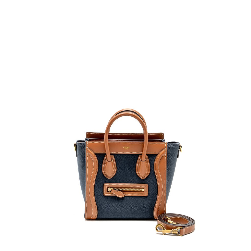 celine-nano-luggage-bag-calfskin-denim-tan-navy-ghw