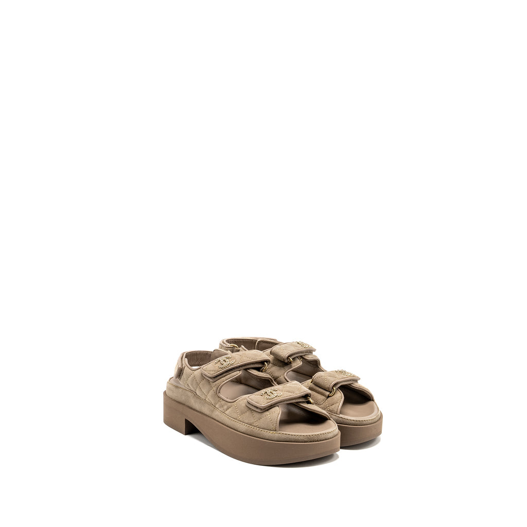 chanel-size-38-23p-dad-sandals-suede-leather-grey