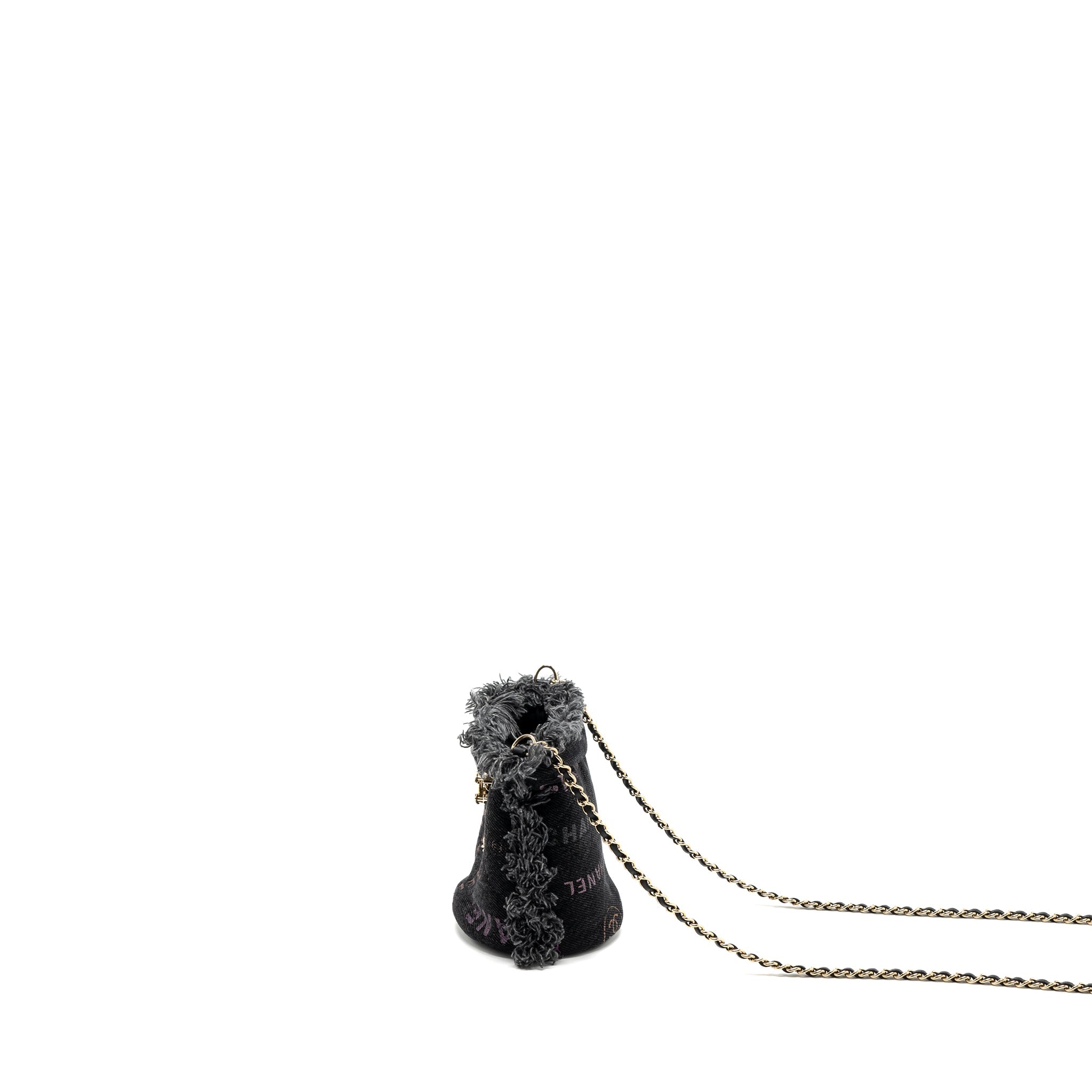 chanel-super-mini-bucket-bag-black-denim-lghw