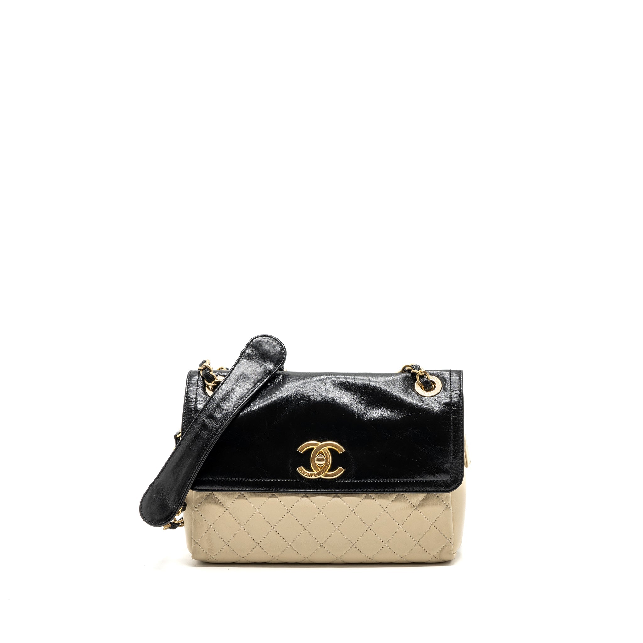 chanel-medium-in-the-mix-flap-bag-leather-black-beige-cream-ghw