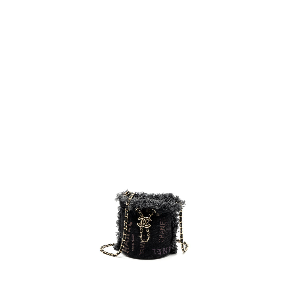 chanel-super-mini-bucket-bag-black-denim-lghw