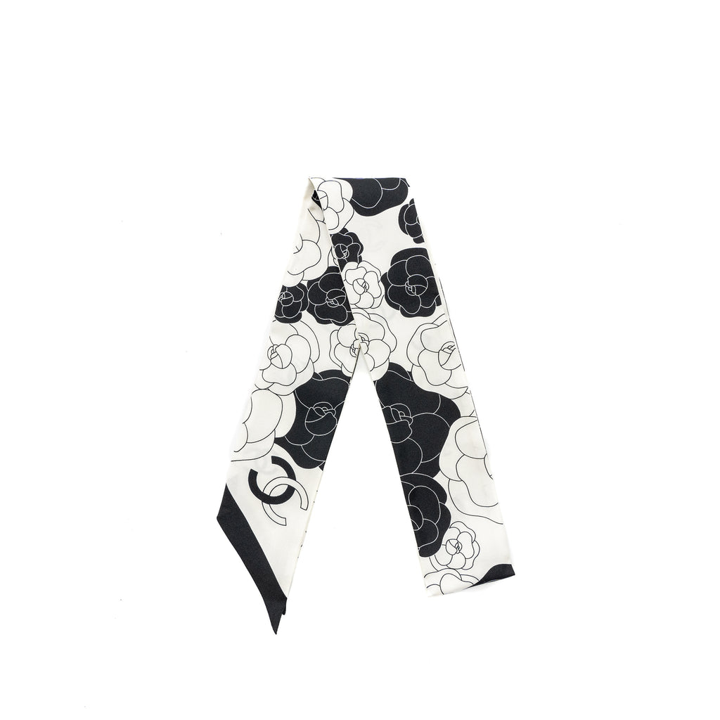 chanel-small-silk-scarf-twilly-cc-logo-black-white