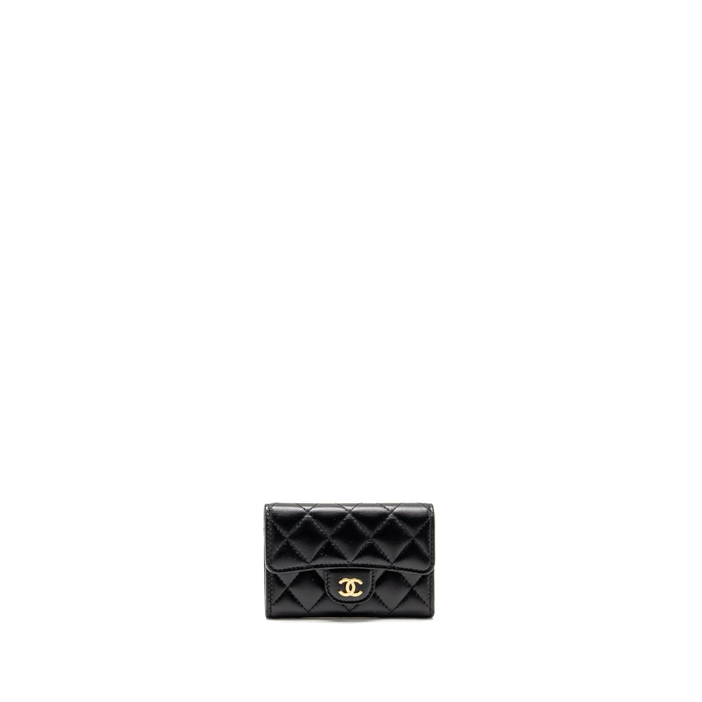 chanel-classic-flap-card-holder-lambskin-black-ghw
