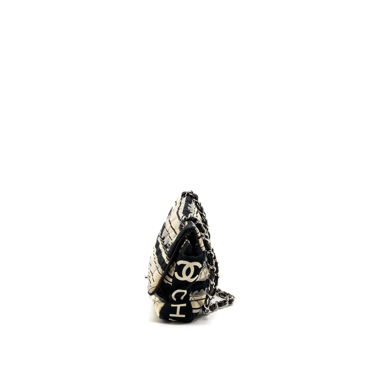 chanel-le-train-flap-bag-fabric-multicolour-shw