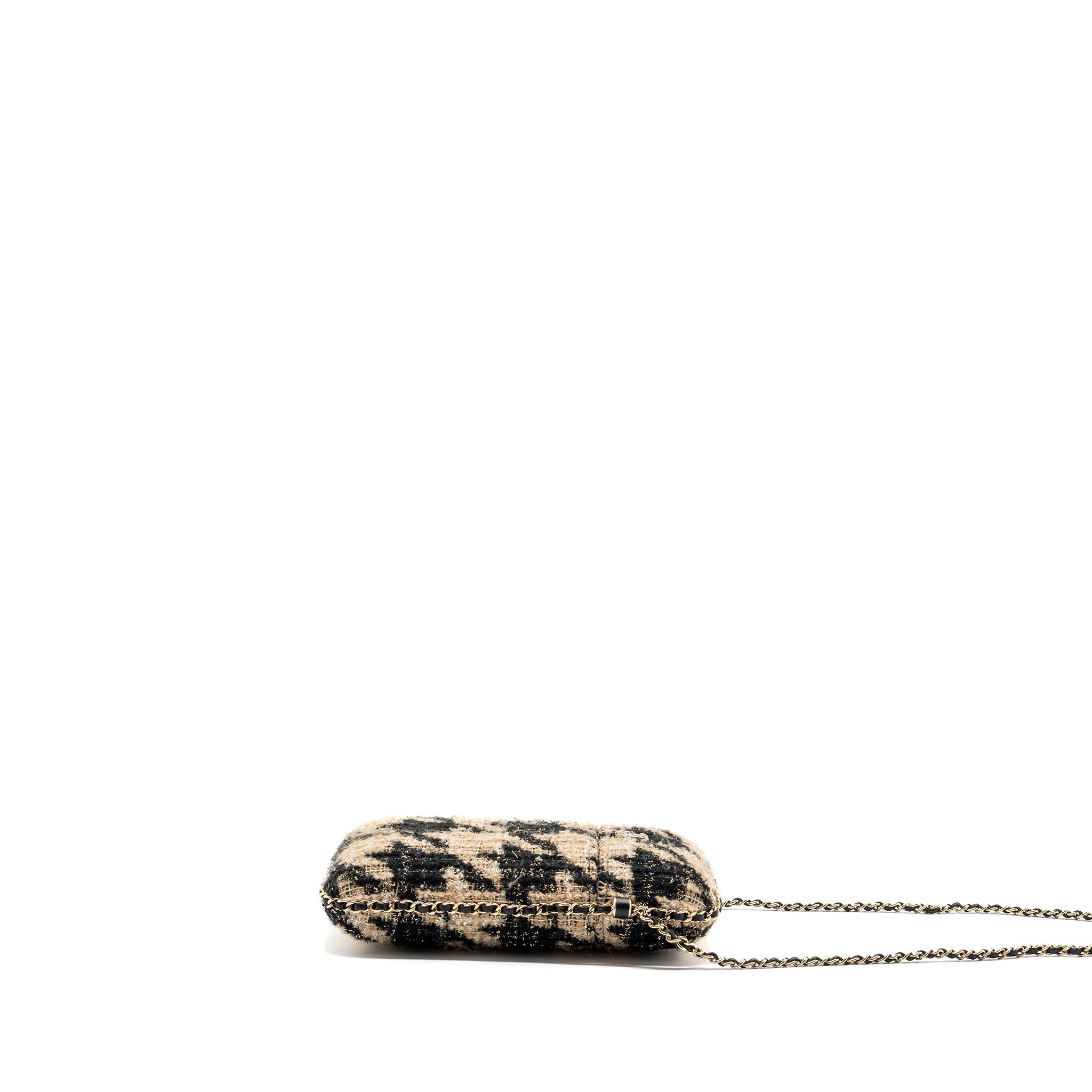 chanel-vertical-phone-case-tweed-multicolor-black-light-brown-lghw