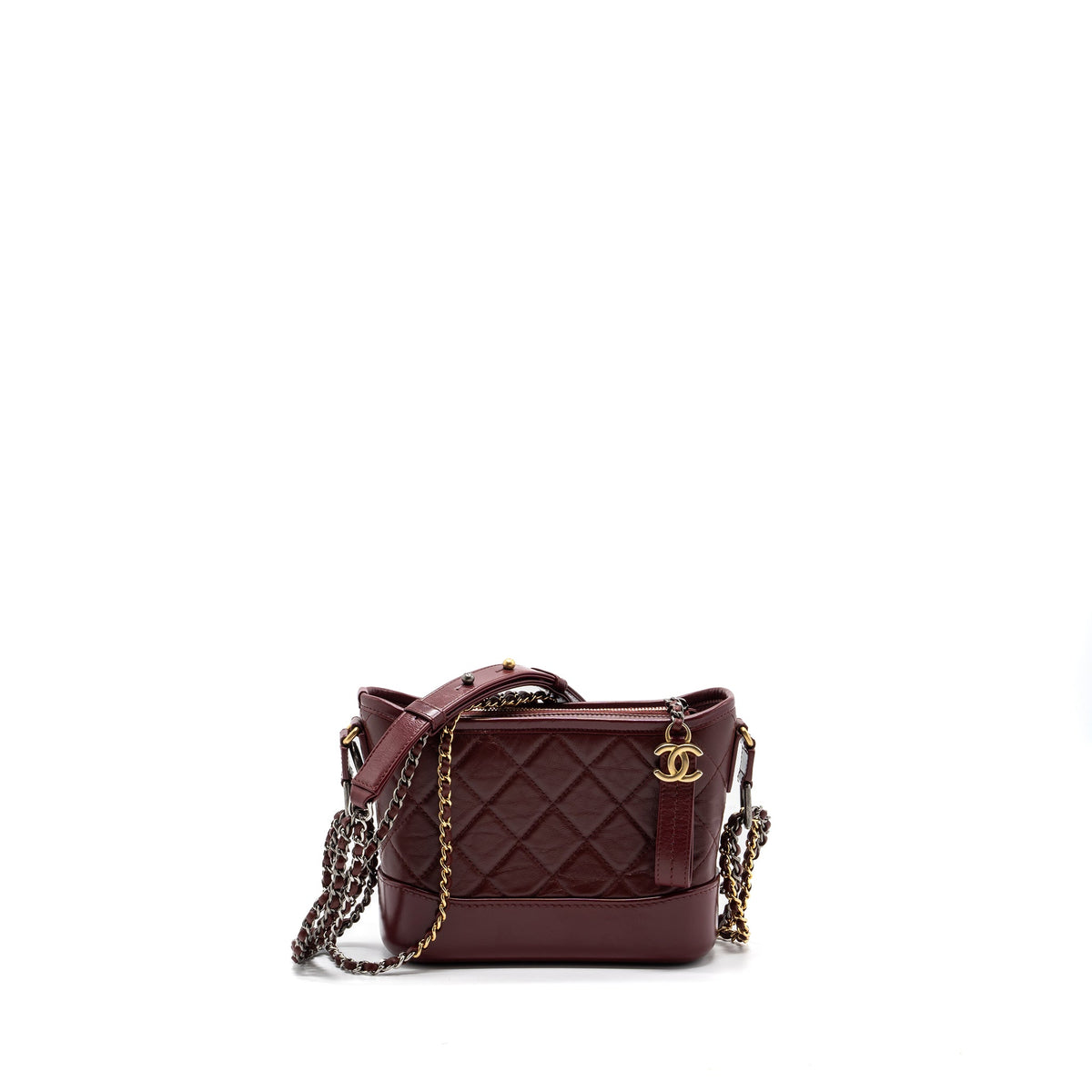 chanel-small-gabrielle-hobo-bag-calfskin-red-with-multicolor-hardware