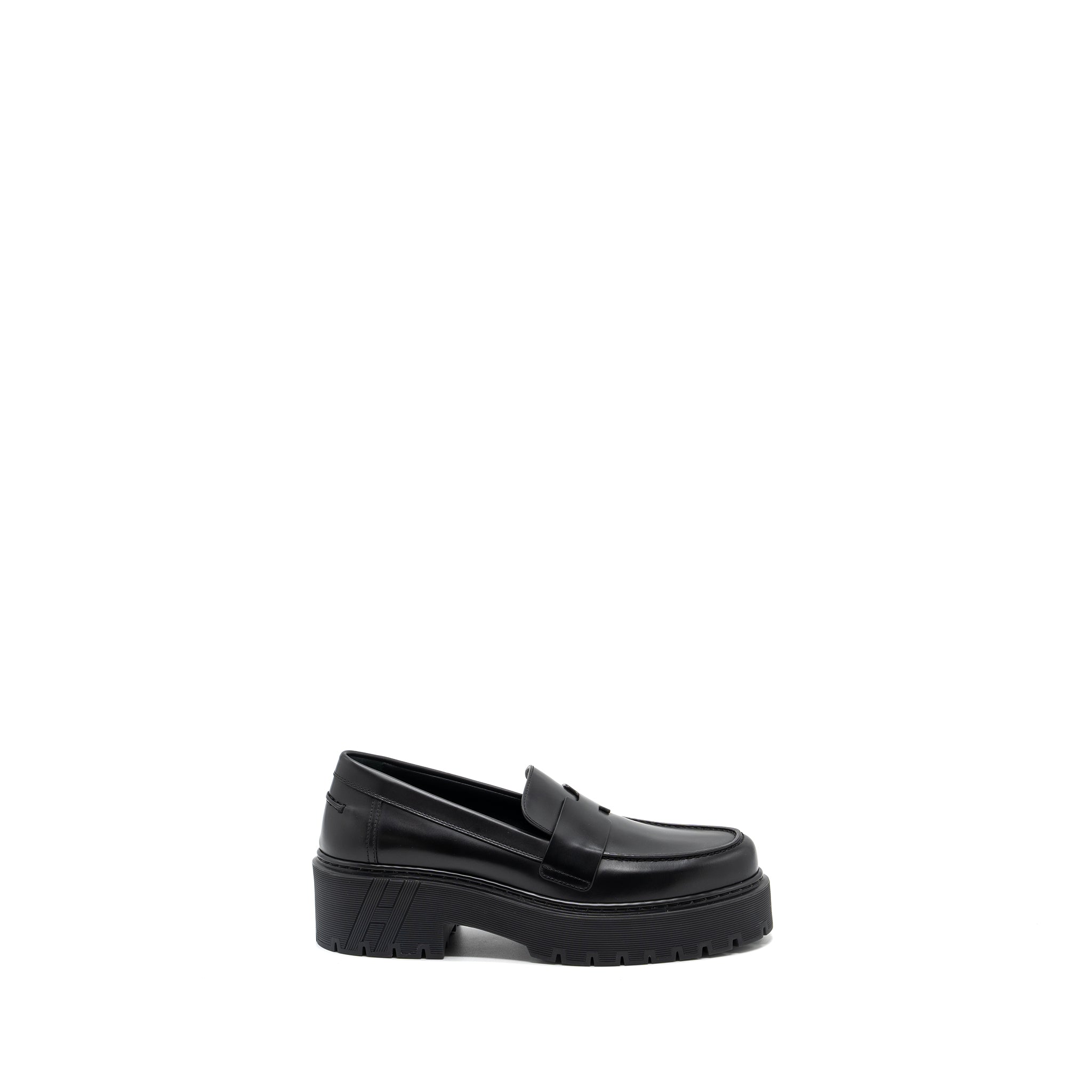 hermes-size-38-mocassins-hitch-loafer-glaced-calfskin-black