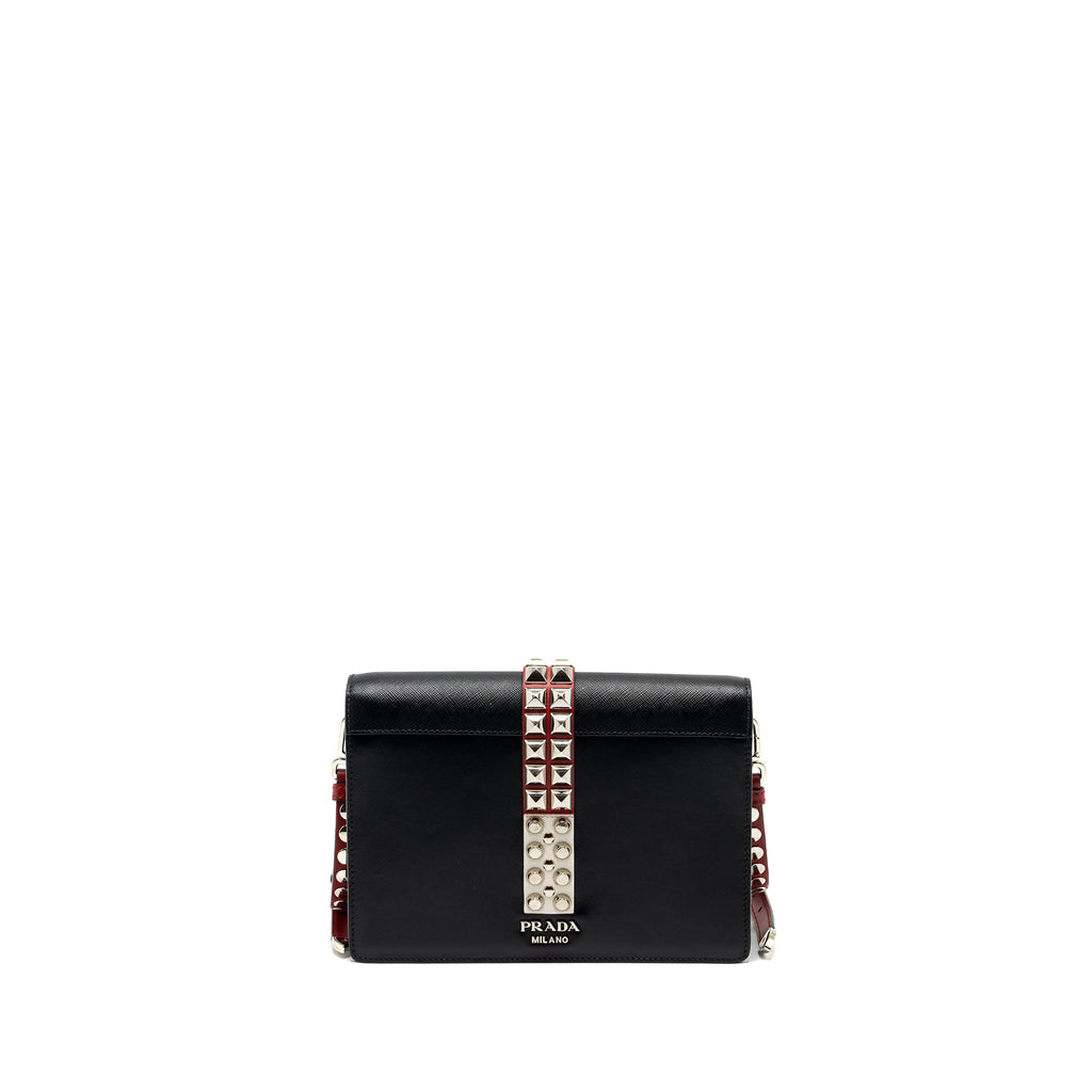 prada-electra-city-flap-bag-calfskin-black-red-shw
