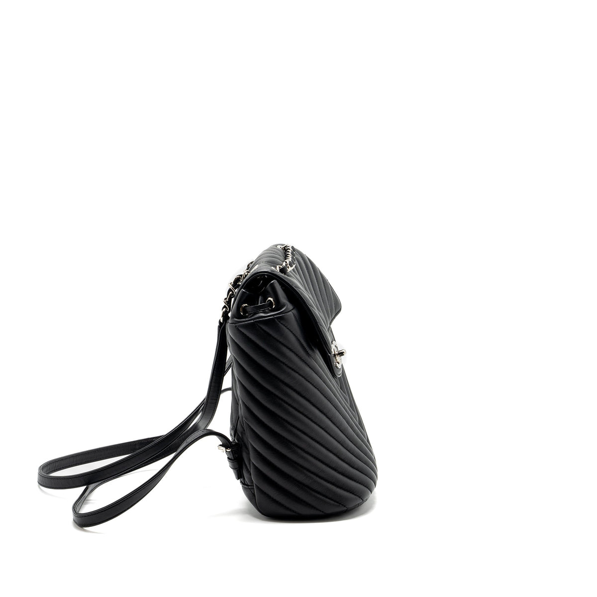 chanel-small-urban-spirit-backpack-chevron-calfskin-black-shw-copy