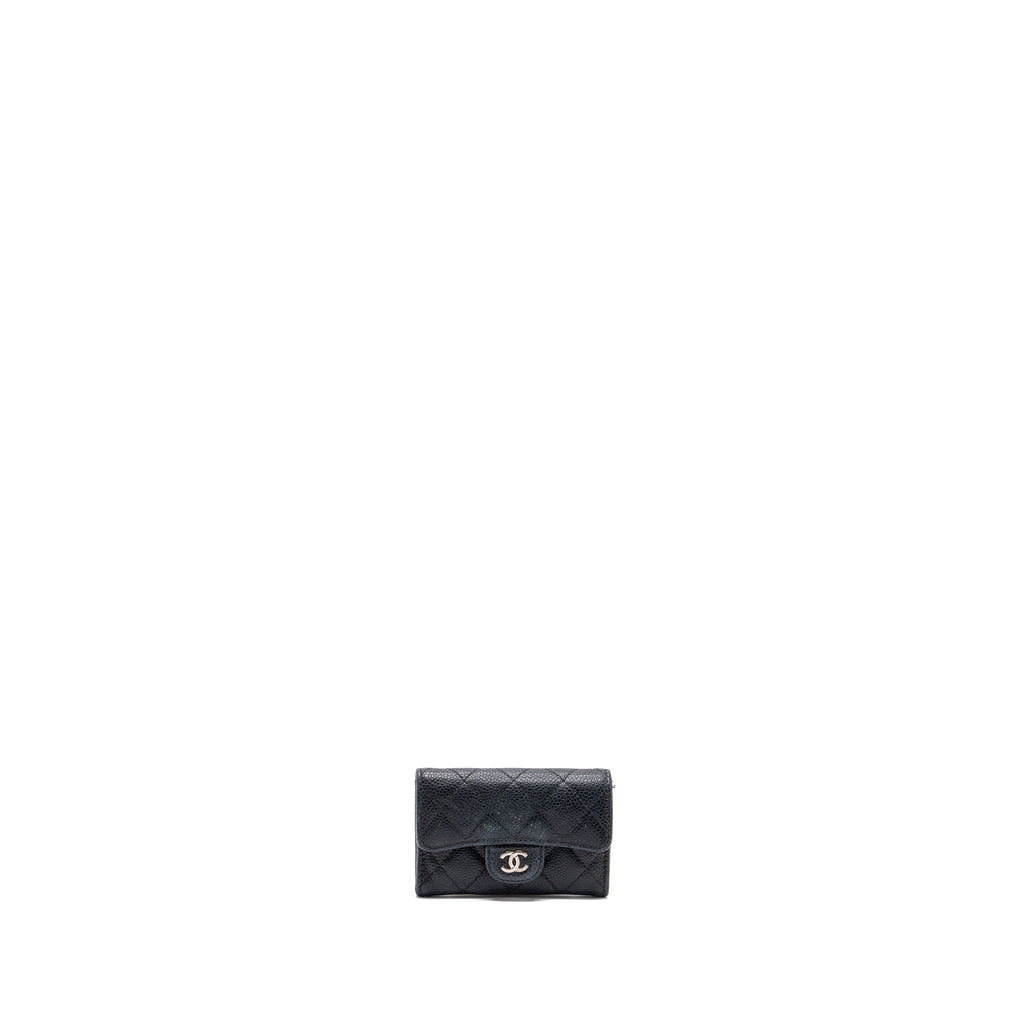 chanel-classic-flap-card-holder-caviar-black-shw-5