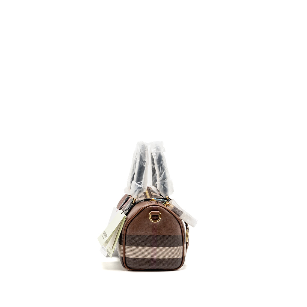 burberry-mini-check-bowling-bag-leather-canvas-dark-birch-brown-ghw
