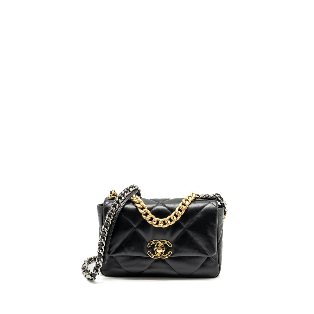 chanel-small-19-bag-goatskin-black-multicolor-hardware