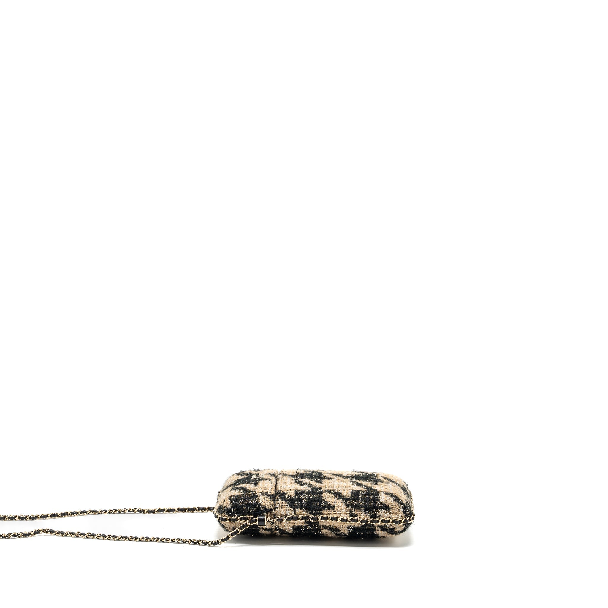 chanel-vertical-phone-case-tweed-beige-black-lghw-copy