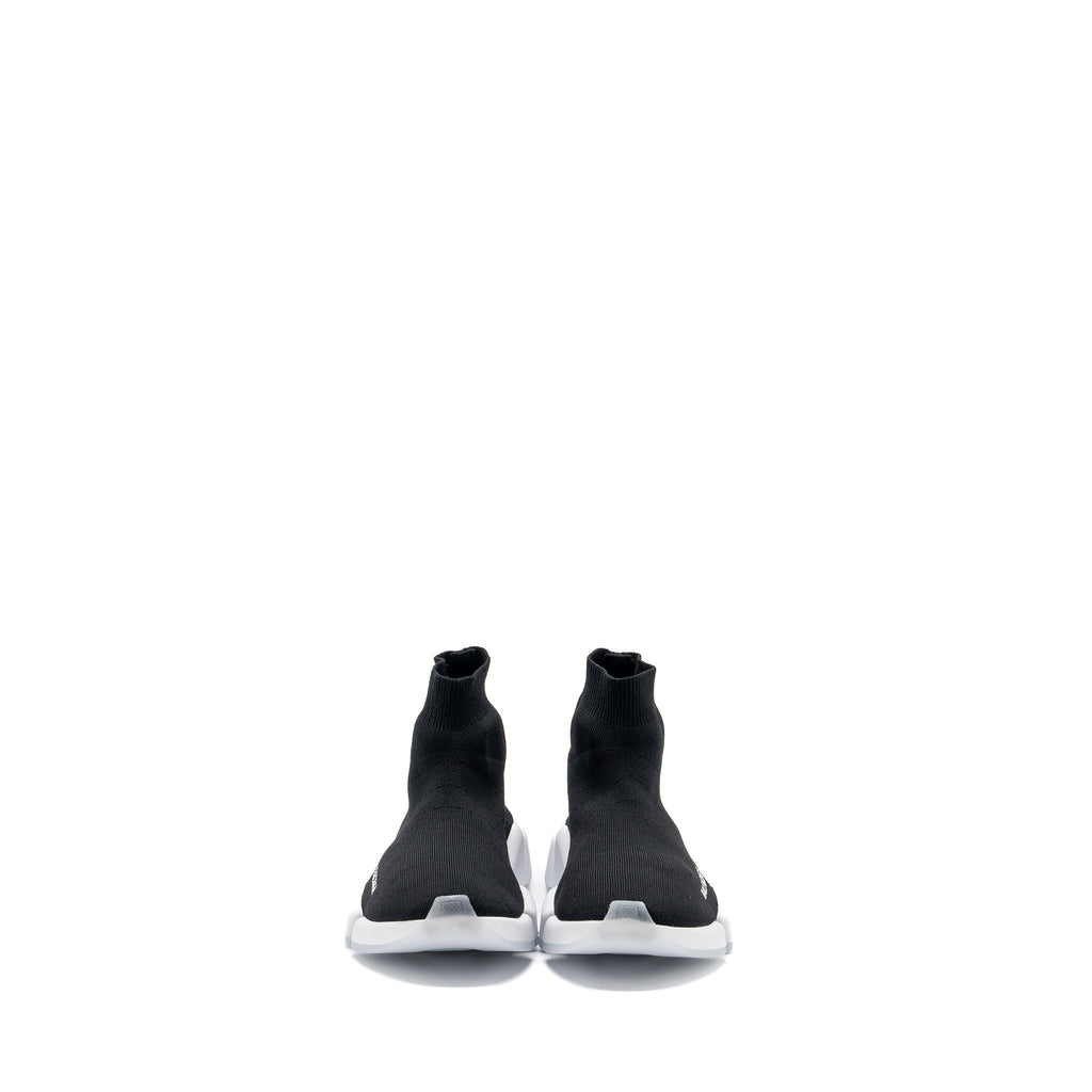balenciaga-size-38-speed-2-0-recycled-knit-sneakers-black-white