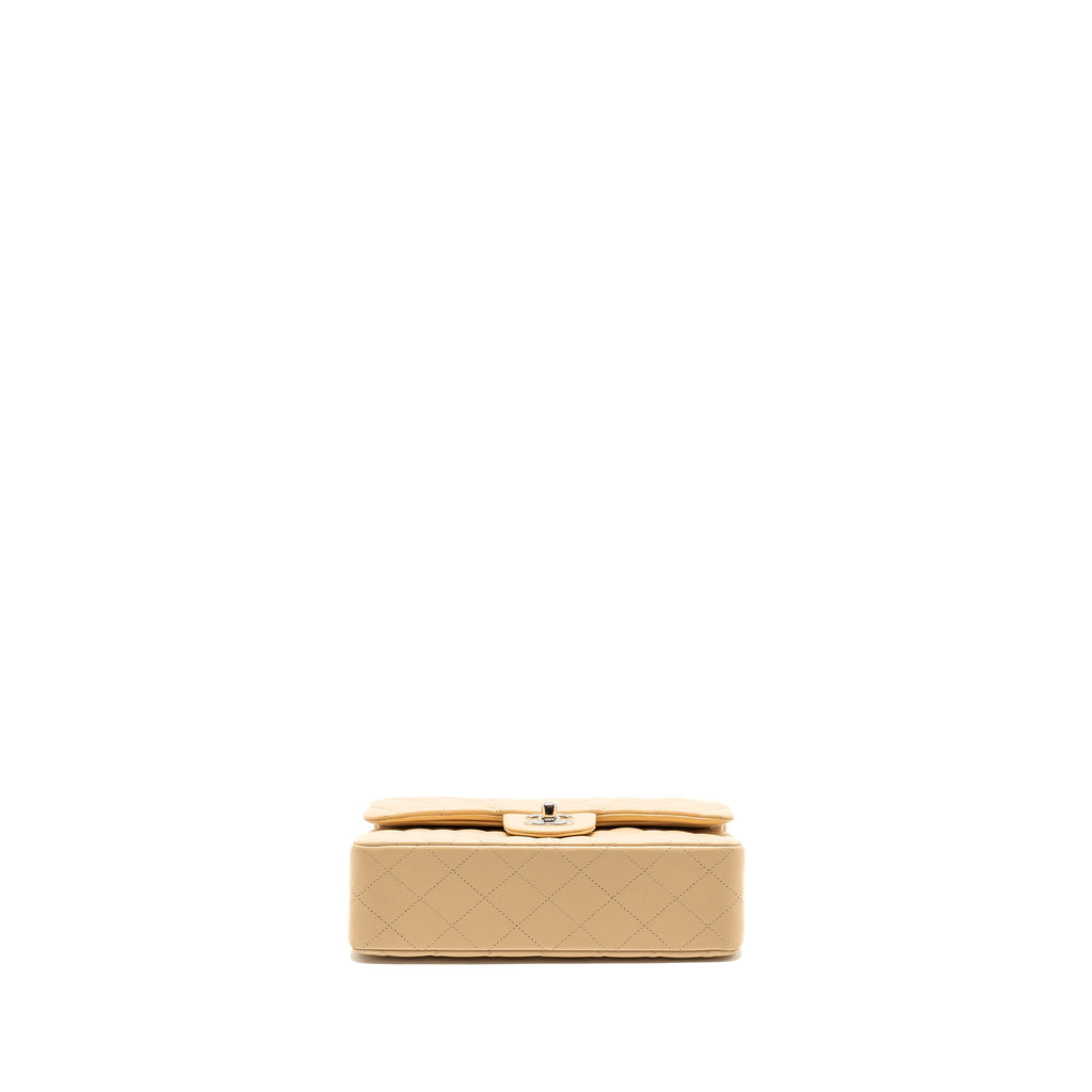 chanel-small-classic-double-flap-bag-lambskin-beige-shwmicrochip